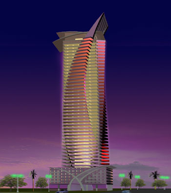 lavender tower